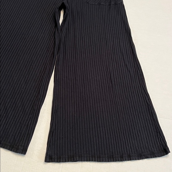 FREE PEOPLE MOVEMENT BLISSED OUT WIDE LEG PANTS BLACK MEDIUM - Picture 5 of 16